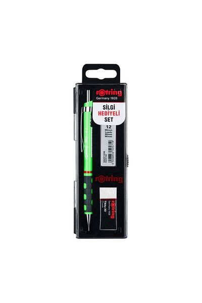 Rotring 07 Versatil Tikky pen Set / 07 nib + Eraser / Rotring Pen Set / Light Green