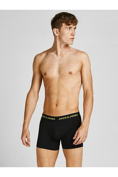 Jack & Jones Ανδρικά μποξεράκια Jack Jones Black 5 Pack 12167028