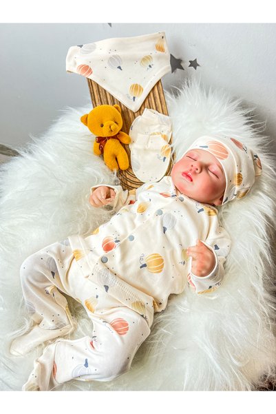 Aa Bebek Pumpkin Baby Girl Newborn Hospital Release Set of 5