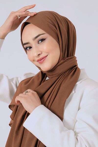 HAREM SCARF Σοκολατένιο ασιατικό σάλι