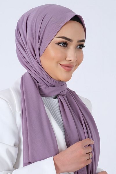 HAREM SCARF Σκούρο λιλά ασιατικό σάλι