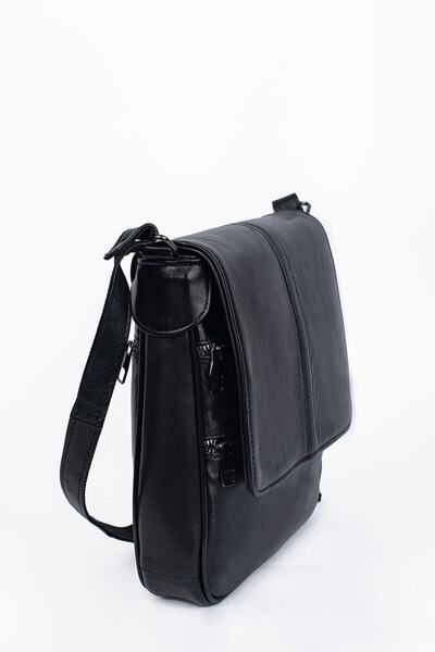 stevis leathra Hakiki Deri Postacı Çapraz Askılı Yandan Asmalı Omuz Çanta