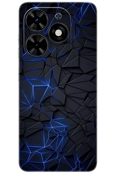 TECNO Spark GO 2024 (BG6) Uyumlu Kılıf Desen Baskılı Silikon Prizmatik Tasarı...