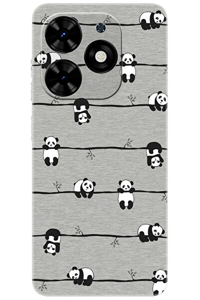 TECNO Spark GO 2024 (BG6) Uyumlu Kılıf Desen Baskılı Silikon Pandalar STK:751 CP-F5TBiCT
