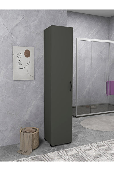 IRMAK DÜNYASI Irmak Mobilya Tek Kapaklı 5 Raflı Çok Amaçlı Banyo Mutfak Kiler...