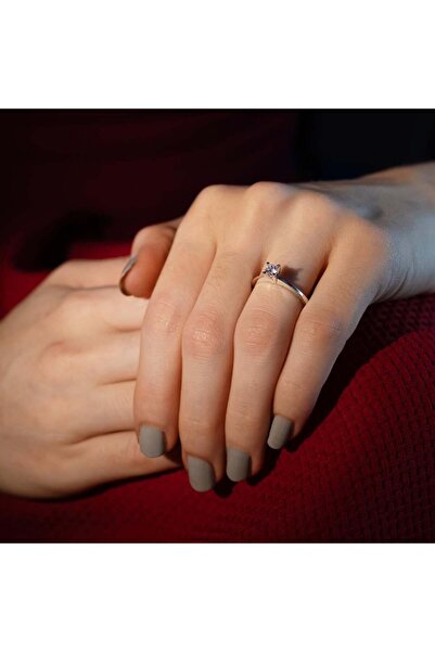 Keops Pırlanta D Renk 0.20 Karat Pırlanta Tektaş Yüzük