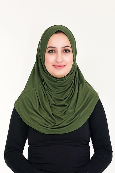Sensu Hijab Ready Turban Πλισέ Πρακτικό Πανί Προσευχής