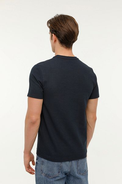 Kinetix MB 11BS101 4FX Tricou cu mânecă scurtă pentru bărbați, albastru bleumarin