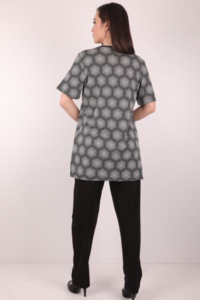 Wild Love Women's Patterned Double Pants Set