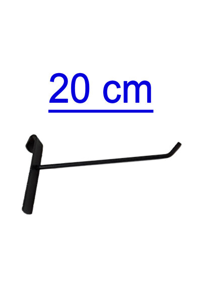 GRİDEKOR 70 bucăți cârlig pentru panou din sârmă neagră de 20 cm, cârlig pent...