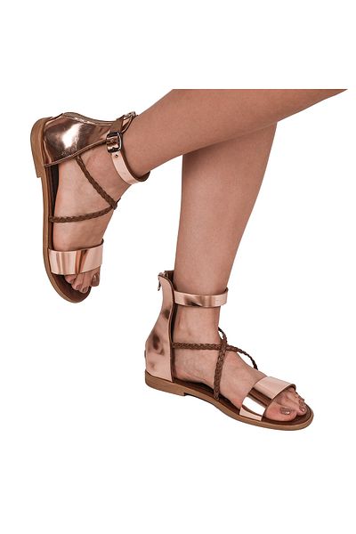 Moosefield Genuine Leather Rose Women's Sandals