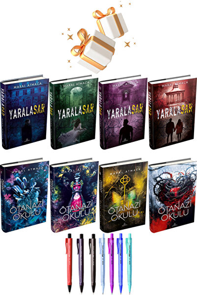 Ephesus Yayınları Yaralasar 4lü Set Ötanazi Okulu 4lü Set Ciltli + Faber Cast...