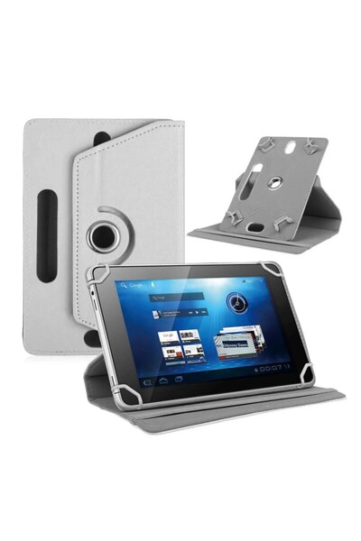 DUHALINE Casper VIA S40 10.4" Uyumlu UNİVERSAL Dönerli Standlı Tablet Kılıfı ...