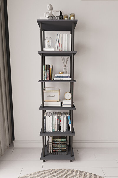 Mobitopya Çevir Kur 45 Cm Antrasit Kitaplık