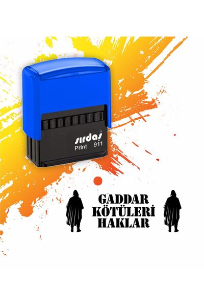 BENİMSER REKLAM الحقوق الشريرة القاتلة تصميم خاص ختم أسود