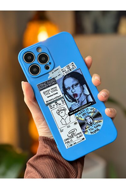 Go Aksesuar Iphone 13 Promax Uyumlu Kamera Korumalı Içi Kadife Lansman Baskıl...