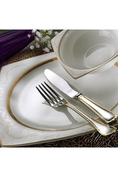 Aryıldız Porselen 60 Parça Bone Square Yemek Takımı Ar31017