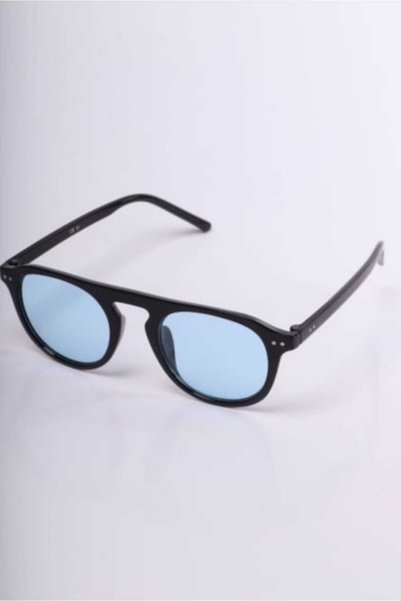 KAMPANİX SET OF 2 NEW SEASON DAILY ORANGE-BLUE GLASS UNISEX TREND SUN GLASSES