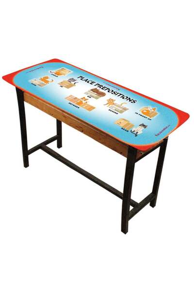 okularenkkat غطاء صف مطاطي مطبوع عليه تعلم الإنجليزية بشكل سري