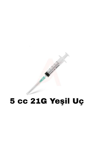 Genel Markalar 5 ml 50 adet yeşil uç enjektör Vet.