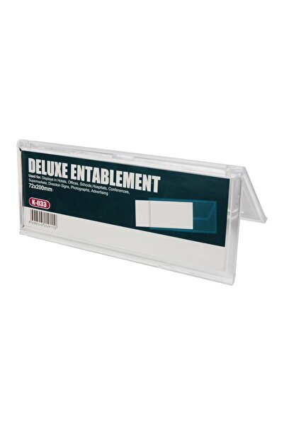 okularenkkat Desktop Name-Advertising Stand(72X200Mm)