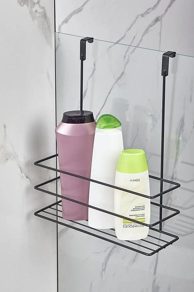 Kitchen Store Stainless Black Metal Cabinet Door Detergent Holder In-Cabinet Space-Saving Hanger Dishwashing Liquid