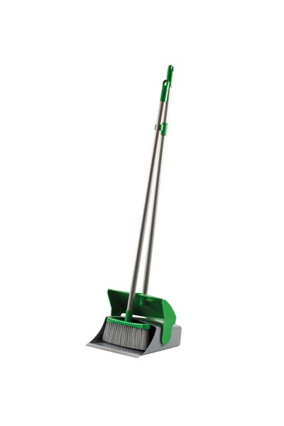 Ermop Lid Dustpan Broom Green