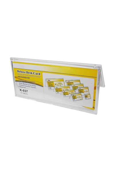 okularenkkat Επιτραπέζια βάση για διαφημιστικές ετικέτες (12Χ28ΕΚ)