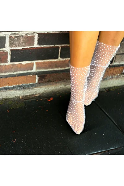 Parlajent Polka Dot White Socks