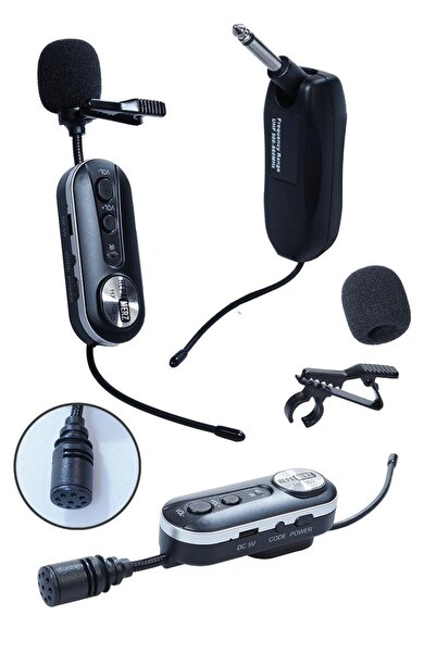 Hepa-Merz Hepa Merz HX-302 İkili UHF Kablosuz (Wireless) Yaka Mikrofonu Seti