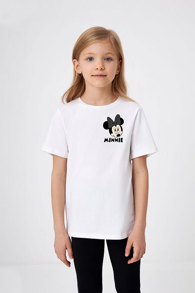 ADABEBEK Minnie Letter Printed T-Shirt για κορίτσι