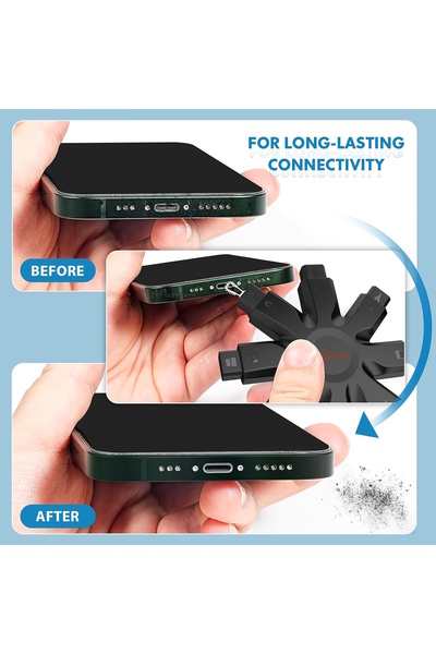 m.tk moveteck 8 in 1 Çok Fonksiyonlu Macbook, Airpods, Telefon, Tablet, Klavye, Kulaklık, Laptop Temizleme Kiti