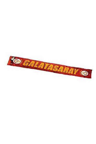 Galatasaray Embroidered Licensed Camisole Shawl Scarf with Gift Wooden Box