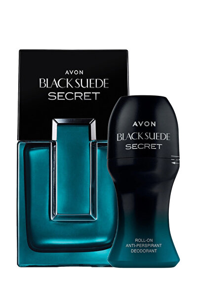 AVON Black Suede Secret Erkek Parfüm ve Rollon Paketi