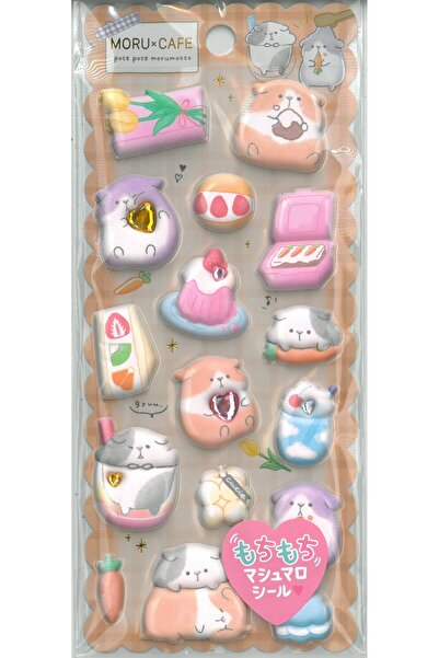 Concord Japon Moru Cafe Dolgulu Sticker Çıkartma