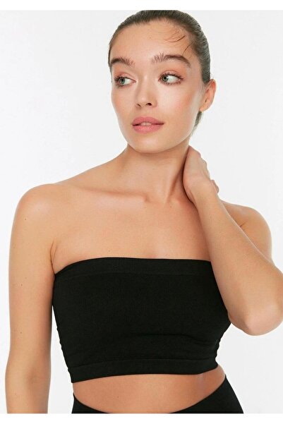 BNK Shop Дамски безшевен спортен сутиен без презрамки с банели