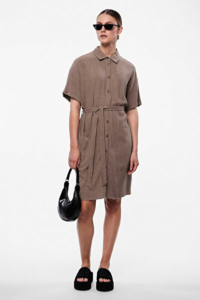 PIECES PLÁNĚNÉ KOŠILE PCVINSTY SS ŠATY NOOS BC