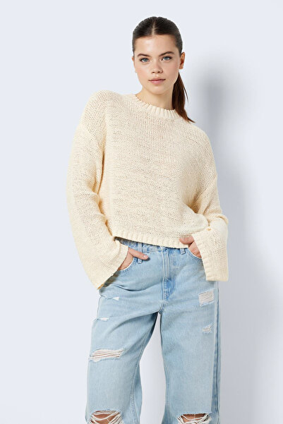 Noisy May ΠΛΕΚΤΟ NMSANDY L/S O NECK CROP