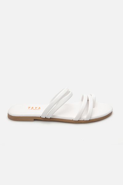Yaya by Hotiç White Women's Slippers 01TEY269740A900