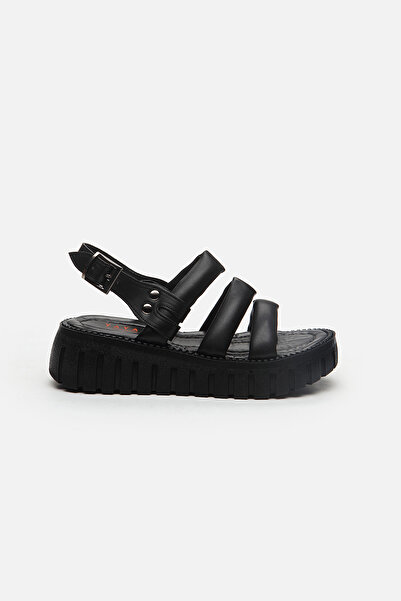 Yaya by Hotiç صندل نسائي أسود 01SAY269850A100