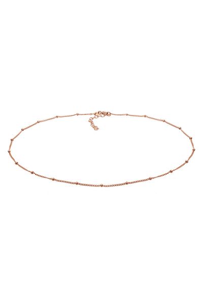 ELLI Halskette Basic Choker Kugelkette Trend Blogger 925 Silber