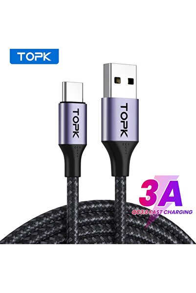 Choice Topk 3a Micro Usb Type C Phone Charger Charging 1m Cable Quick Charge Mobile Phone Cables Wire For X