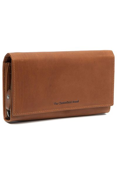 The Chesterfield Brand Wax Pull Up Wallet RFID protection Leather 18 cm