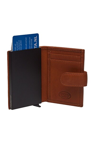 The Chesterfield Brand Leipzig Credit card case RFID protection Leather 7.5 cm