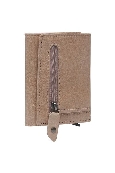 The Chesterfield Brand Antique Buff Credit card case RFID protection Leather 7 cm