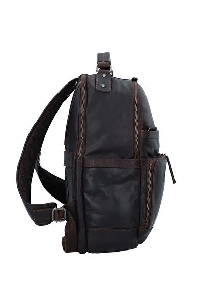 The Chesterfield Brand Wax Pull Up Business backpack Leather 39 cm Laptop compartment