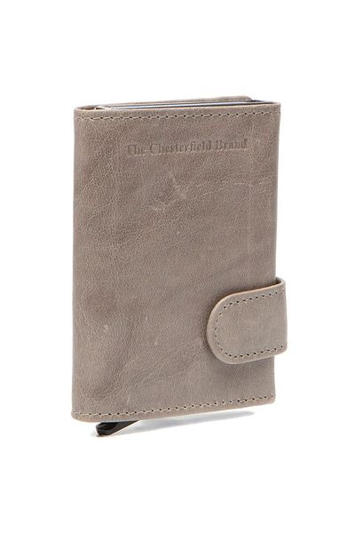 The Chesterfield Brand Antique Buff Credit card case RFID protection Leather 7 cm