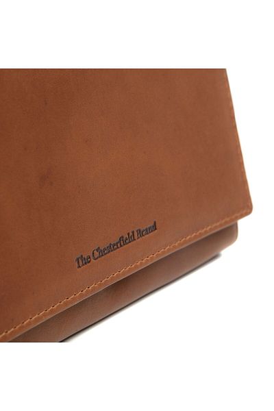The Chesterfield Brand Wax Pull Up Wallet RFID protection Leather 18 cm
