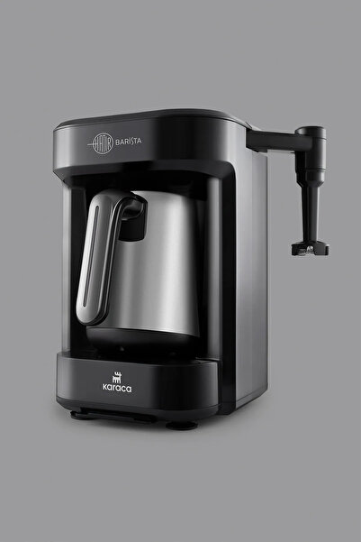 Karaca Hatır Barista Steel Cappuccino Ve Türk Kahve Makinesi Galaxy Grey Türk Kahvesi Hediyeli