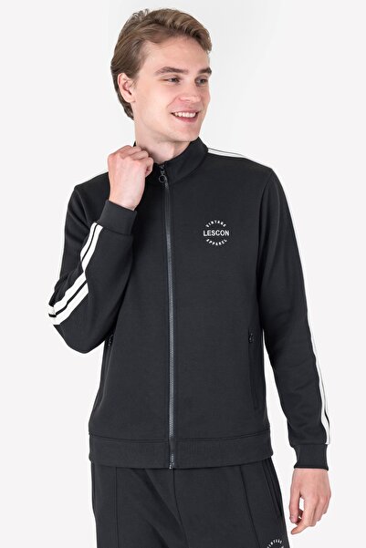 Lescon Erkek Fermuarlı Sweatshirt 23n-1119